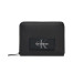 Porta carte di credito zip round Calvin Klein Nero Valigeria-it