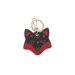 Porta Chiavi Volpe Pollini Heritage Nero Rosso TE8906PP07Q1100B  Valigeria.it