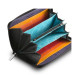 Portafoglio Donna Orizzontale Grande | Dudubags Mauritius Colorful | 534276-Nero