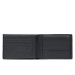 Portafoglio uomo orizzontale con patta Piquadro Atlas Nero Valigeria-it