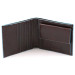 Portafoglio Uomo Piquadro | con portamonete e porta carte di credito | Linea Blue Square | PU1239B2-mogano (valigeria)