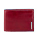 Portafoglio Uomo Piquadro | con portamonete | Linea Blue Square | PU1392B2 -rosso