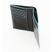 Portafoglio Uomo Piquadro | verticale con portamonete, portadocumenti e porta carte di credito | Linea Blue Square | PU1393B2 -nero