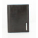 Portafoglio Uomo Piquadro | verticale con portamonete, portadocumenti e porta carte di credito | Linea Blue Square | PU1393B2 -nero
