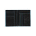 Portafoglio Uomo Piquadro | verticale con portamonete, portadocumenti e porta carte di credito | Linea Blue Square | PU1393B2 -nero
