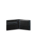 Portafoglio Uomo Orizzontale Semplice con Volantino Staccabile | Piquadro Blue Square | PU4188B2R-Nero