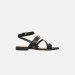 Scarpa donna sandalo basso Guess Rula Black Valigeria-it