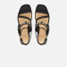 Scarpa donna sandalo basso Guess Rula Black Valigeria-it
