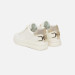Scarpa donna sneakers bassa Guess Wesli White Gold Valigeria-it