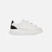Scarpa donna sneakers Guess Fiona White Black Valigeria-it