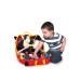 Valigia Cavalcabile per Bambini Rigida "Rocco Race Car" | Trunki Ride On Suitcase | TR0321-Rosso