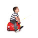 Valigia Cavalcabile per Bambini Rigida "Rocco Race Car" | Trunki Ride On Suitcase | TR0321-Rosso
