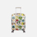 Trolley rigido 55cm 4 ruote cabina Anekke Muse Multicolor Valigeria-it