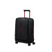 Trolley Rigido Cabina Essens Samsonite KM0001-Charcoal Red Valigeria-it