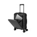 Trolley rigido cabina front pocket Travelite Millennium Black Valigeria-it