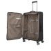 Trolley rigido grande espandibile Travelite Crosslite Nero Valigeria-it 