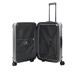 Trolley rigido medio espandibile Travelite Millennium Silver Valigeria-it