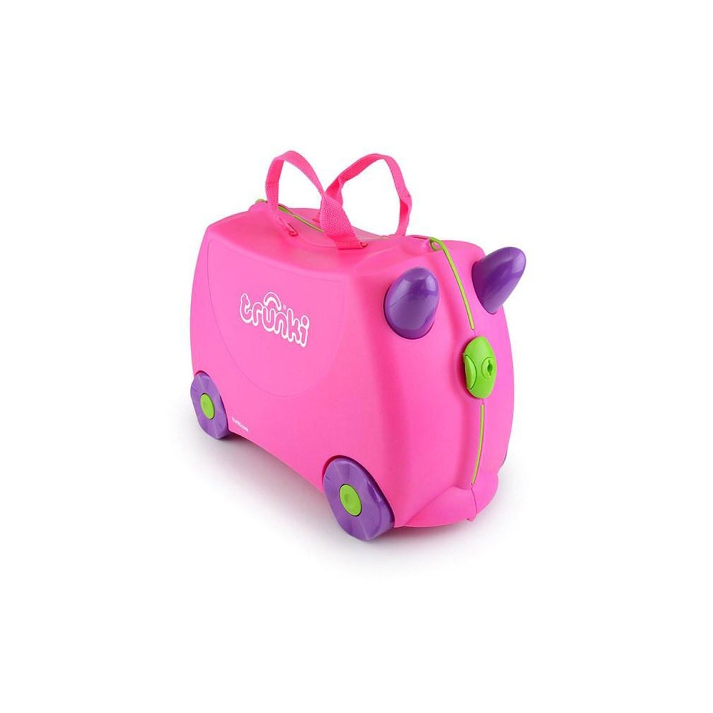 Valigia cavalcabile per bambini Trixie Pink Trunki TR0061-Rosa