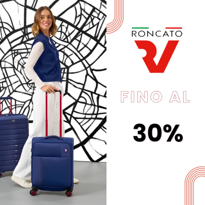 Valigeria Roncato trolley e accessori viaggio in sconto